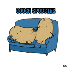 Awnmaneez Spuddies GIF - Awnmaneez Spuddies Couch Potato GIFs
