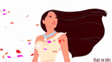 Pocahontas Hair GIF - Pocahontas Hair Wind GIFs