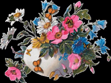 Arranjo De Vaso Com Flores GIF - Flores Vaso Arranjo GIFs