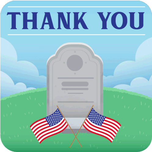 Memorial Day Thank You Sticker - Memorial Day Thank You Thank You For Your Service Stickers