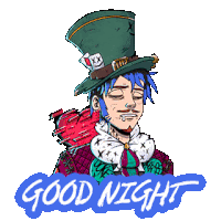 Jokerclub Good Night Sticker - Jokerclub Joker Good Night Stickers