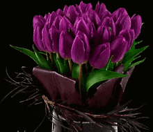 букет цветы GIF - букет цветы тюльпаны GIFs
