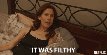 It Was Filthy Jessica Hecht GIF - It Was Filthy Jessica Hecht Karen Hayes GIFs