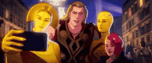 Selfie Party Thor GIF - Selfie Party Thor Guardians Of The Galaxy GIFs