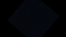 a black background with blue hearts on it