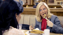 Parks And Rec Leslie Knope GIF - Parks And Rec Leslie Knope Waffle GIFs