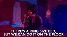 Theres A King Size Bed We Can Do It On The Floor GIF