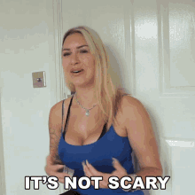 Its Not Scary Tracy Kiss GIF - Its Not Scary Tracy Kiss Dont Be Afraid GIFs