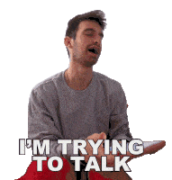 Im Trying To Talk Joey Kidney Sticker - Im Trying To Talk Joey Kidney Joey Kidney Channel Stickers