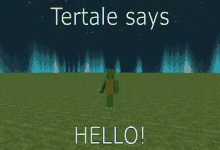 Tertale Tertale Says Hello GIF