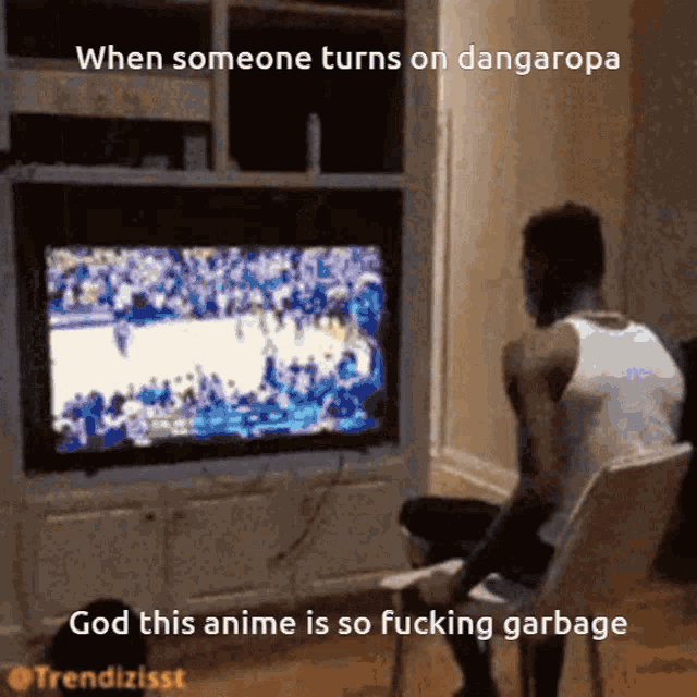 Danganronpa Fucking Garbage GIF - Danganronpa Fucking Garbage Shit Anime GIFs