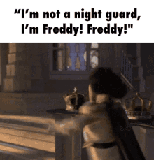 Night Guard Freddy GIF - Night Guard Freddy Shrek GIFs
