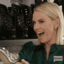 Shoeaholic Real Housewives Of Salt Lake City GIF - Shoeaholic Real Housewives Of Salt Lake City New Pair Of Shoes GIFs