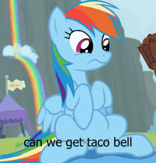 Taco Bell Rainbow Dash GIF - Taco Bell Rainbow Dash GIFs