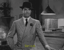 You Heard Him Cary Grant GIF - You Heard Him Cary Grant Get Out GIFs