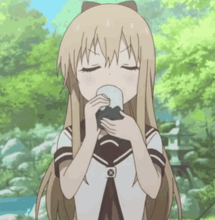 Anime Drinking GIF  Anime Drinking Beer  Discover  Share GIFs
