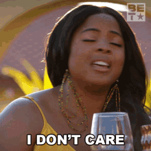 I Dont Care Sonya GIF - I Dont Care Sonya The Family Business GIFs