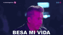 Besa Mi Vida Ricardo Montaner GIF - Besa Mi Vida Ricardo Montaner La Voz Argentina GIFs