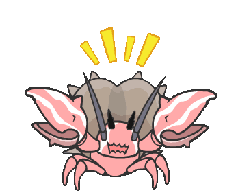 Monster Hunter Crab Sticker - Monster Hunter Crab Dance Stickers