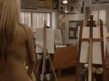 Mr Bean Painting GIF - Mr Bean Painting Nude GIFs