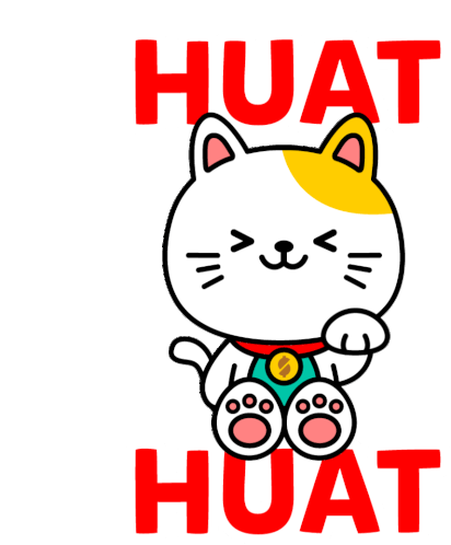 Huat Cny Sticker - Huat Cny Chinese New Year Stickers