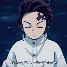 tanjiro breathe total concentration breathing