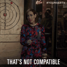 Thats Not Compatible Not Alligned GIF - Thats Not Compatible Not Alligned Miriam Shor GIFs