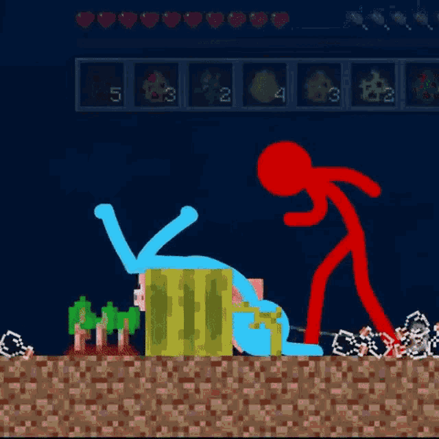 Alan Becker Animation Vs Minecraft Parkour - Discover & Share GIFs