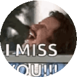 Crying I Miss You Sticker - Crying I Miss You Will Ferrell Stickers
