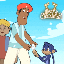Merry Christmas Jaggu GIF - Merry Christmas Jaggu Chhota Bheem GIFs