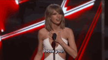 I Love You GIF - Taylor Swift Bbma2015 Music GIFs