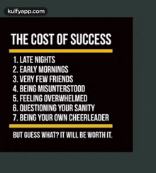 The Cost Of Success.Gif GIF - The Cost Of Success Business Thoughts Be Professional GIFs