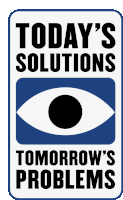 Todays Solutions Tomorrows Problems Eyeball Sticker - Todays Solutions Tomorrows Problems Eyeball Spying Stickers