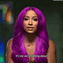 Sasha Banks Its Me We Are Talking About GIF - Sasha Banks Its Me We Are Talking About Wwe GIFs
