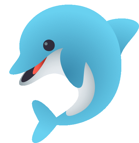 Dolphin Nature Sticker - Dolphin Nature Joypixels Stickers