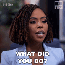 What Did You Do Andrea Barnes GIF - What Did You Do Andrea Barnes Sistas GIFs