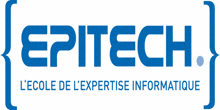 a logo for epitech l' ecole de l' expertise informatique