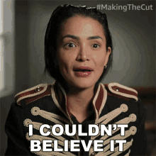 I Couldnt Believe It Andrea Salazar GIF - I Couldnt Believe It Andrea Salazar Making The Cut GIFs