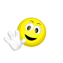 good morning hello hi waving emoji