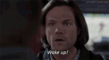 Jared Padalecki Wake Up GIF - Jared Padalecki Wake Up Supernatural GIFs