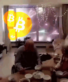 Bitcoin Firework GIF