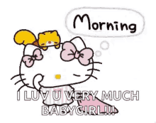 Hello Kitty Morning GIF - Hello Kitty Morning Sleepy GIFs