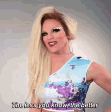 Willam Belli GIF - Willam Belli The Less You Know The Better GIFs