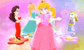 Princess Peach Princess Rosalina GIF - Princess Peach Princess Rosalina Rosalina Mario GIFs