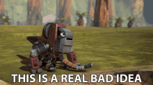 This Is A Real Bad Idea Waldo GIF - This Is A Real Bad Idea Waldo Dinotrux GIFs
