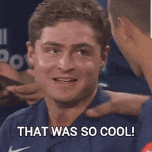 a man says that was so cool in front of another man