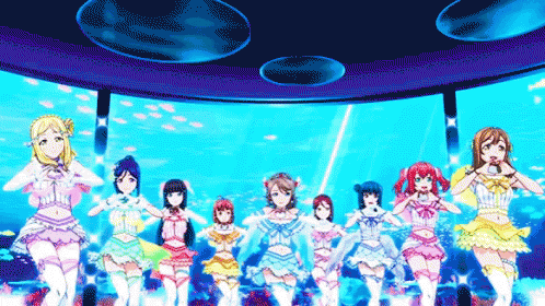 Love Live Love Live Sunshine GIF - Love Live Love Live Sunshine Dancing GIFs