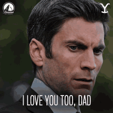 I Love You Too Dad Jamie Dutton GIF