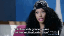 Nicki Minaj Gonna Stay On That Show GIF - Nicki Minaj My GIFs
