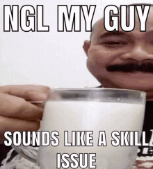 Milk Skill Issue Gif GIF - Milk Skill Issue Gif Meme GIFs